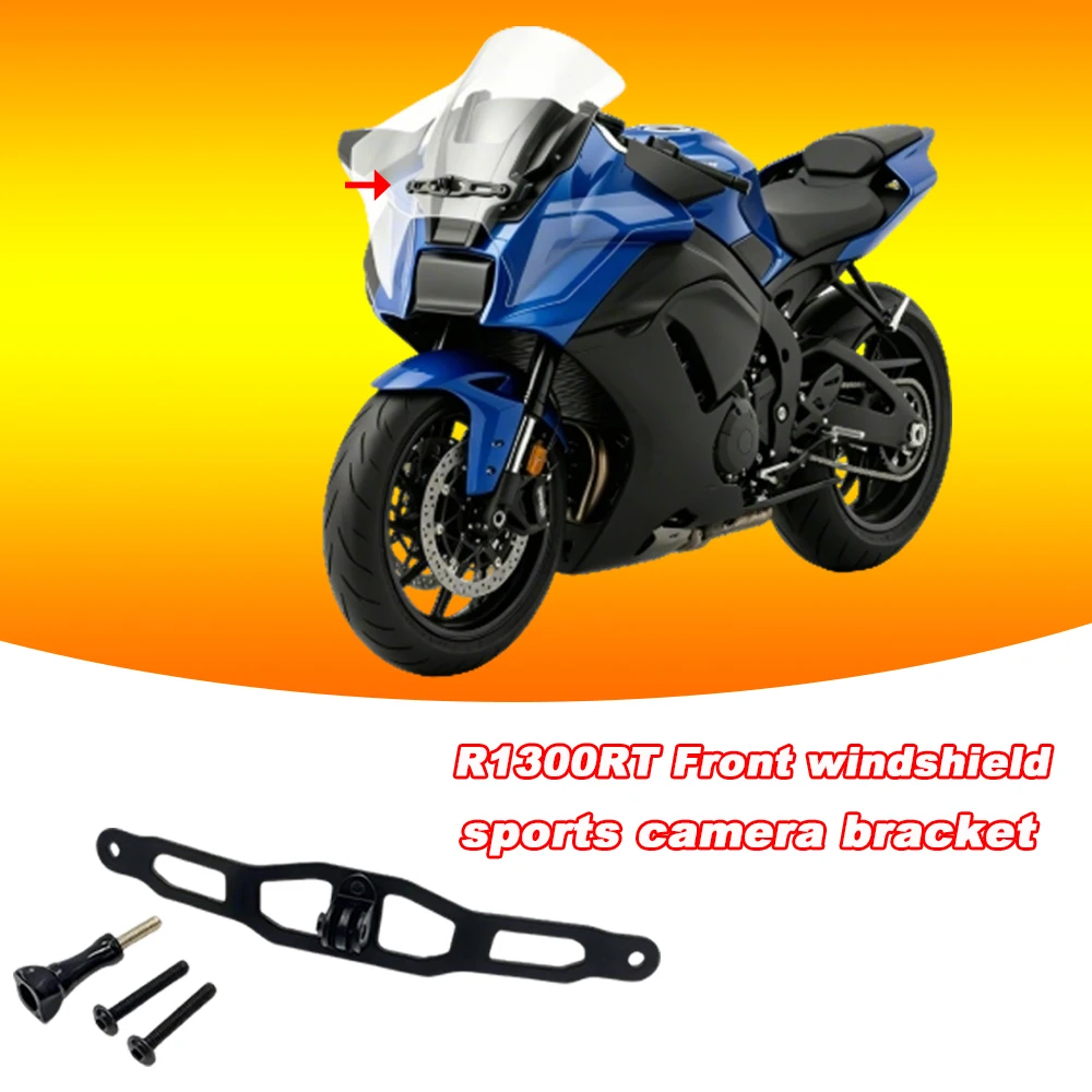 R1300 RT Motorcycle Sports Camera Bracket Windshield Camera Bracket For BMW R 1300 RT Camera Bracket Fixed Bracket Accessories