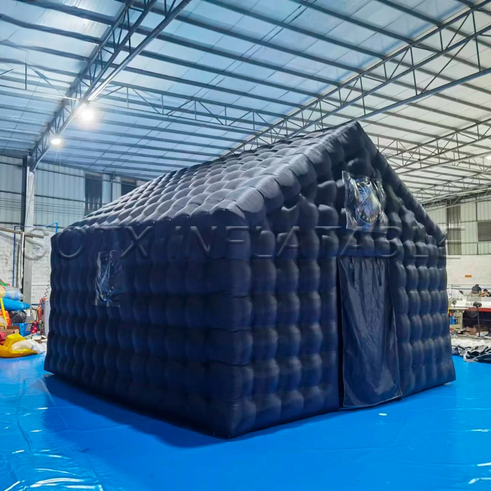 

For Night Club Parties Surprise Price Commercial Black Portable Inflatable Nightclub Tent Cube Wedding Marquee Disco Vip Lounge