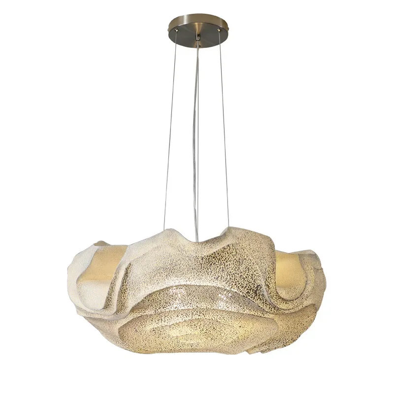 Dining room chandelier, living room modern minimalist creative art personalized design sense 2025 new wabi-sabi wind table light