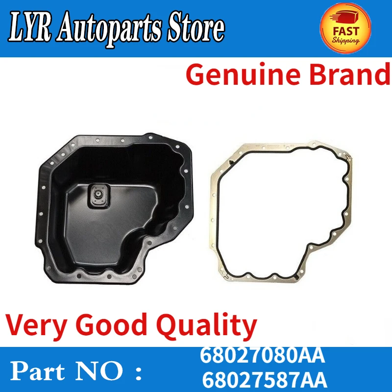 

New Original Genuine Lower Engine Oil Pan + Gasket for Jeep Wrangler JK 2.8CRD 2007-2018 EEP/JK/052A 68027080AA 68027587AA