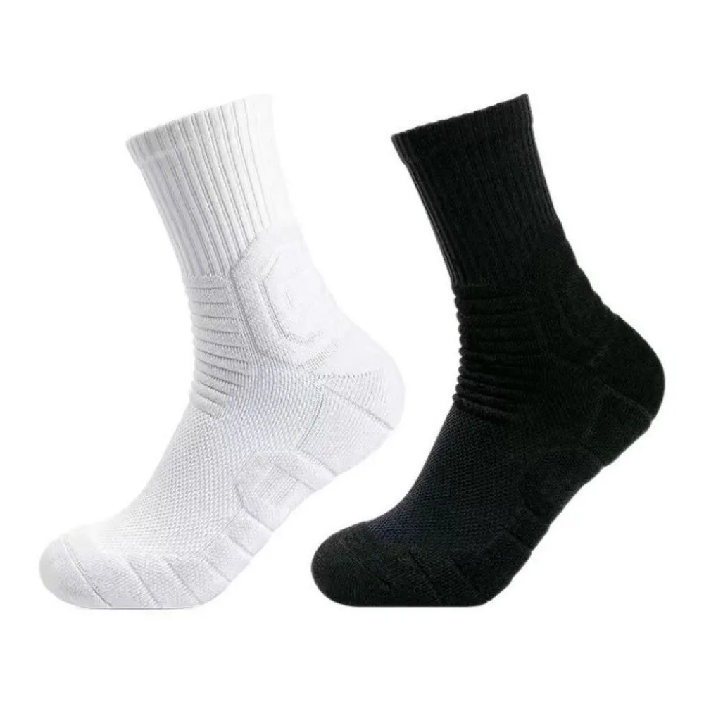 

High Quality Men Basketball Socks Non-slip Comfortable Sports Socks Towel Bottom Mid-Length Running Socks Cycling Running