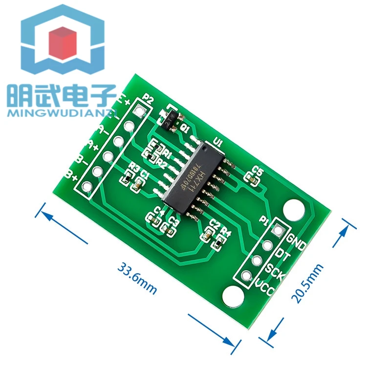 Módulo HX711/célula de carga dedicada sensor de pressão do módulo AD de precisão de 24 bits