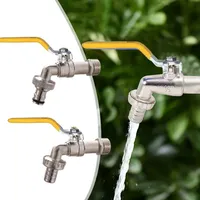 3/4 '' IBC Water Tank Connector 1-Way Hose Replacement Fitting Garden Irrigation Faucet Adapter Zinc Alloy Tap Joint Ball Valve