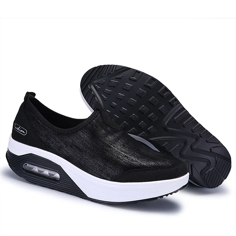 Fashion Women Shoes New Spring Thick-Soled Ladies Shoes Comfortable Sport Height Increase Casual Sneakers tenis feminino WSH4352