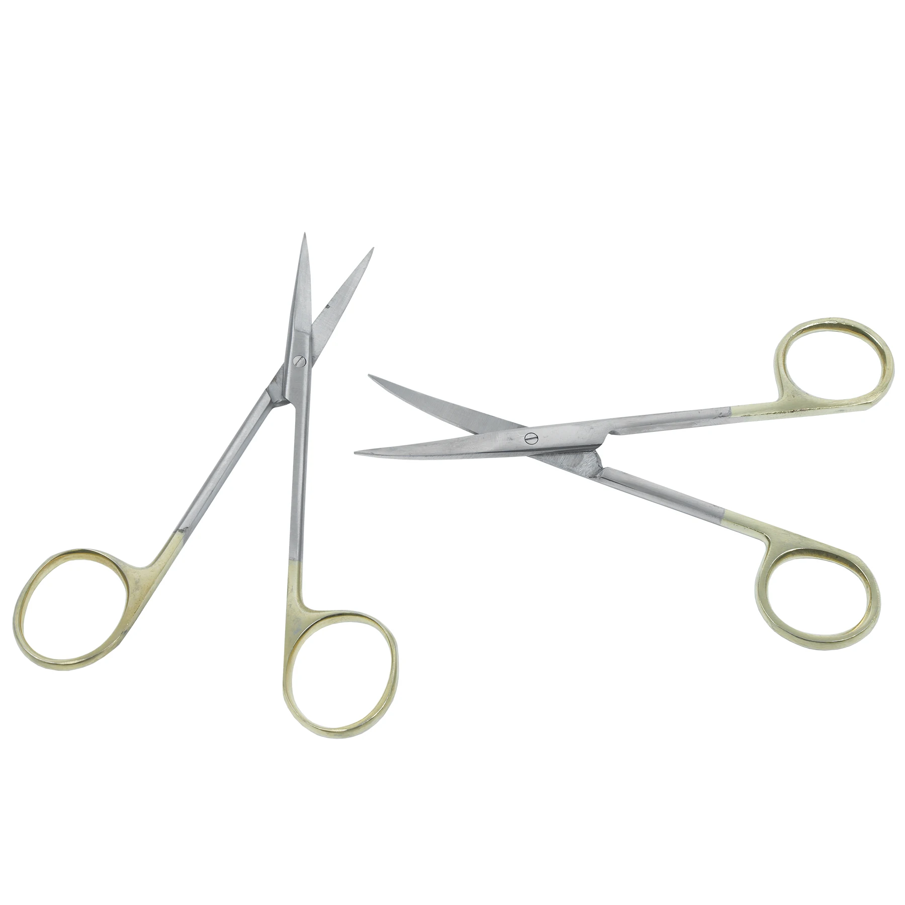 1 Pc Stainless Steel Straight And Curved Hemostatic Forceps Stainless Steel Ophthalmic Scissors Medical Dental Surgical Scissors