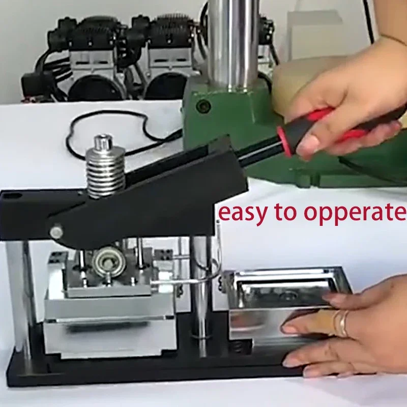 80X53mm Rectangular fridge-magnet-making-machine new fridge magnet making machine kit with Paper Cutter and 100sets Materials