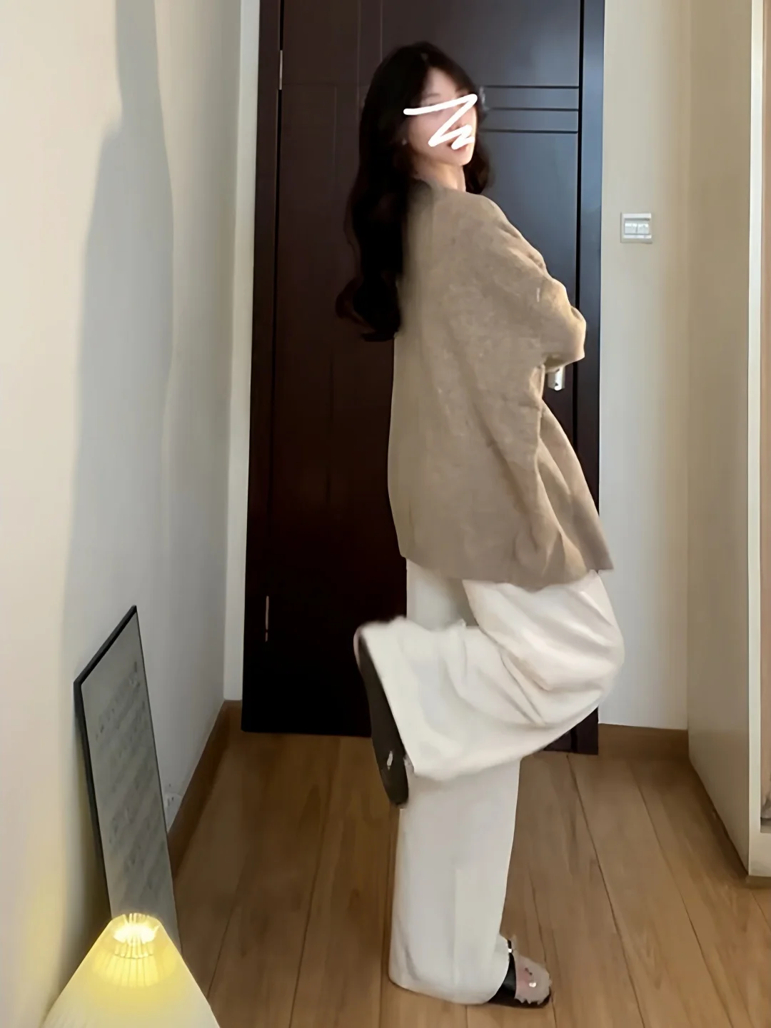 المتضخم عارضة Oaeal محبوك سترة المرأة فضفاضة مريحة سترة دافئة Faionable الخريف الشتاء ملابس خارجية #2