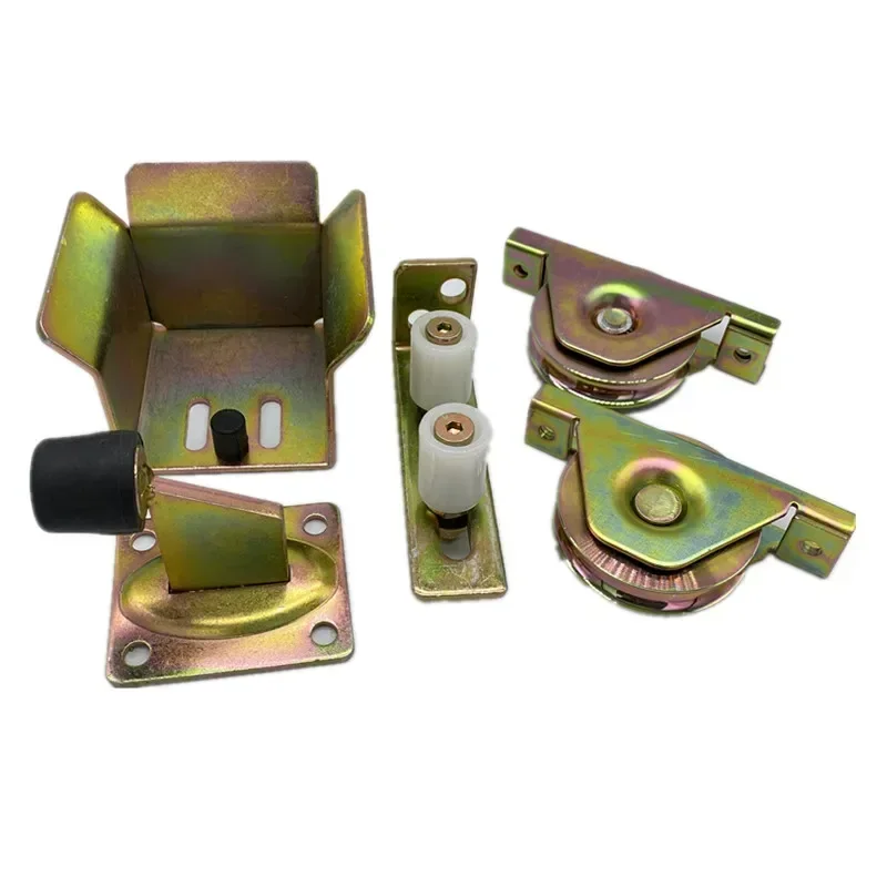 Garden Metal Sliding Gate Roller Stopper Sliding Door Track Bracket Sliding Gate Hardware Accessories