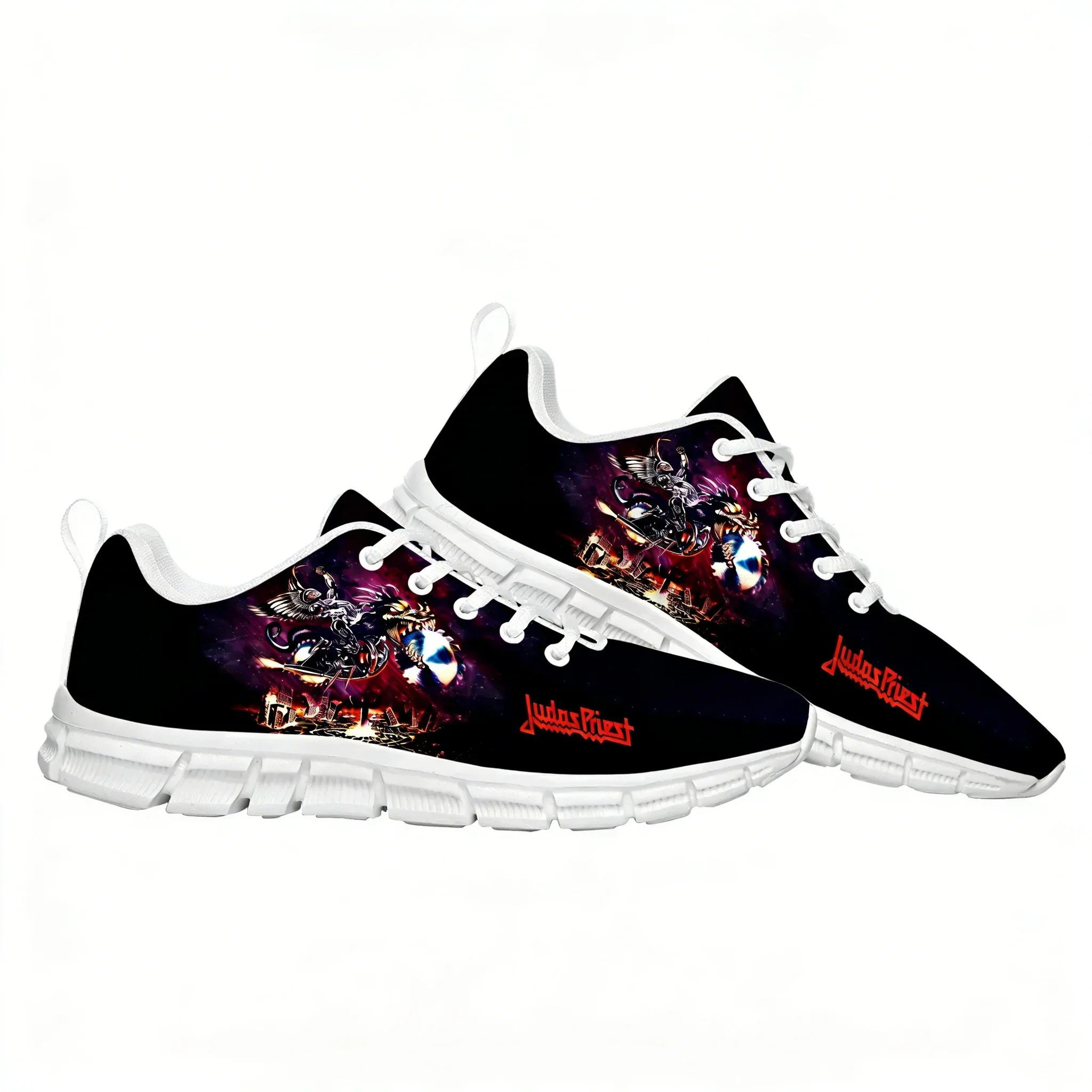 Judas Priest Sneakers Mens Womens Teenager Customized Sports Shoes High Quality Fashion Casual Pattern Print Custom Made Shoes
