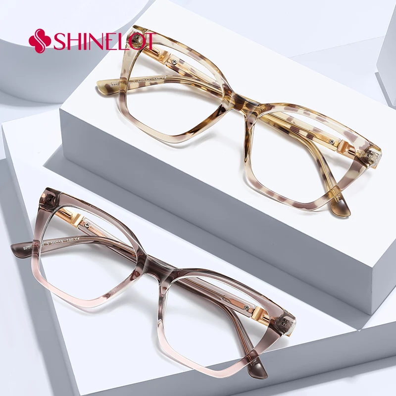 

97760 Retro Hot Selling Women Eye Protection Glasses Female Cat Eye Prescription Eyeglasses Frame Female Optical Eyewear