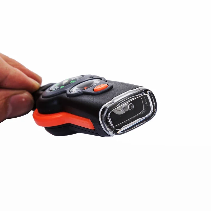 Outdoor 7-in-1 Multifunctional Whistle Survival Whistle with LED Light Thermometer Compass Reflector Magnifier Whistle