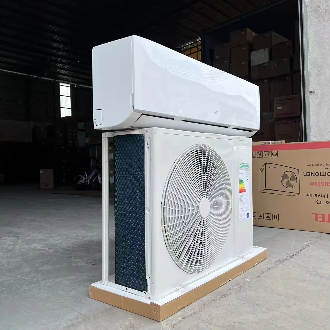 DLB for VESTEL Home Split air Conditioners 24000btu 2 Ton  Inverter EU Standard Energy Saving T3 Tropical 61 Degrees Working Tem