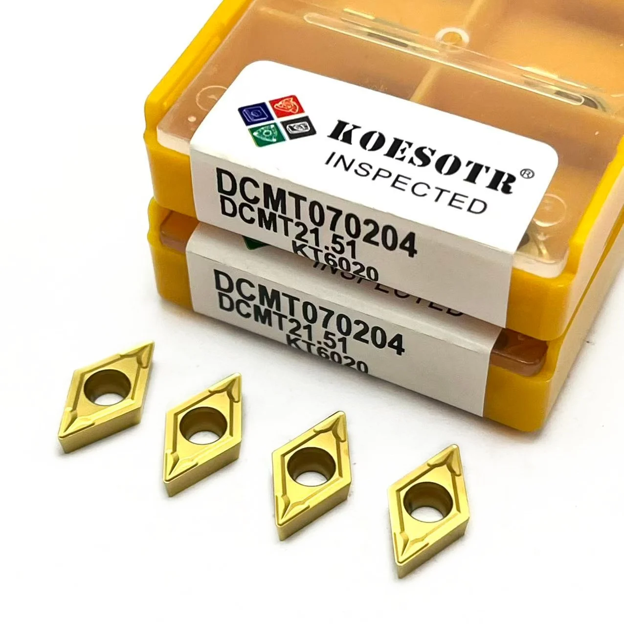 Carbide insert DCMT070204 KT15 KT6020 KT735 high precision milling