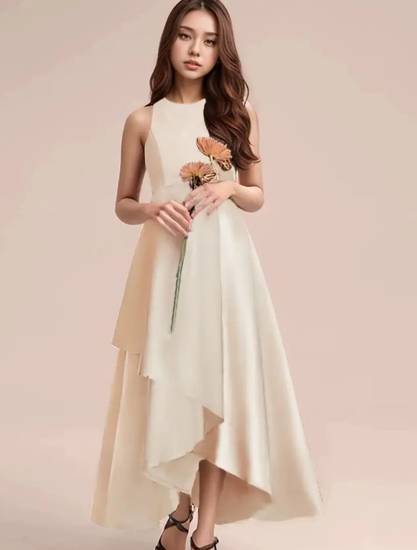 Teen Girl Bridesmaid Wedding Party Dresses Young Girls Child Elegant Evening Dress