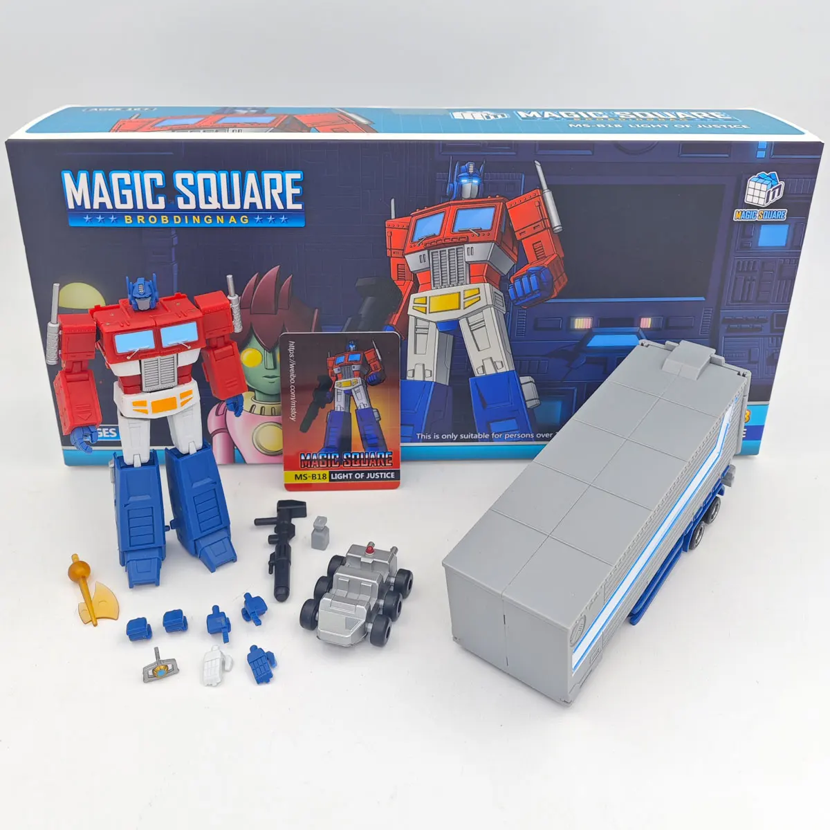 

Magic Square MS-TOYS MS-B18 Transformation Toy MS-B18 OP Commander Small Scale 11cm Robot Model Action Figure