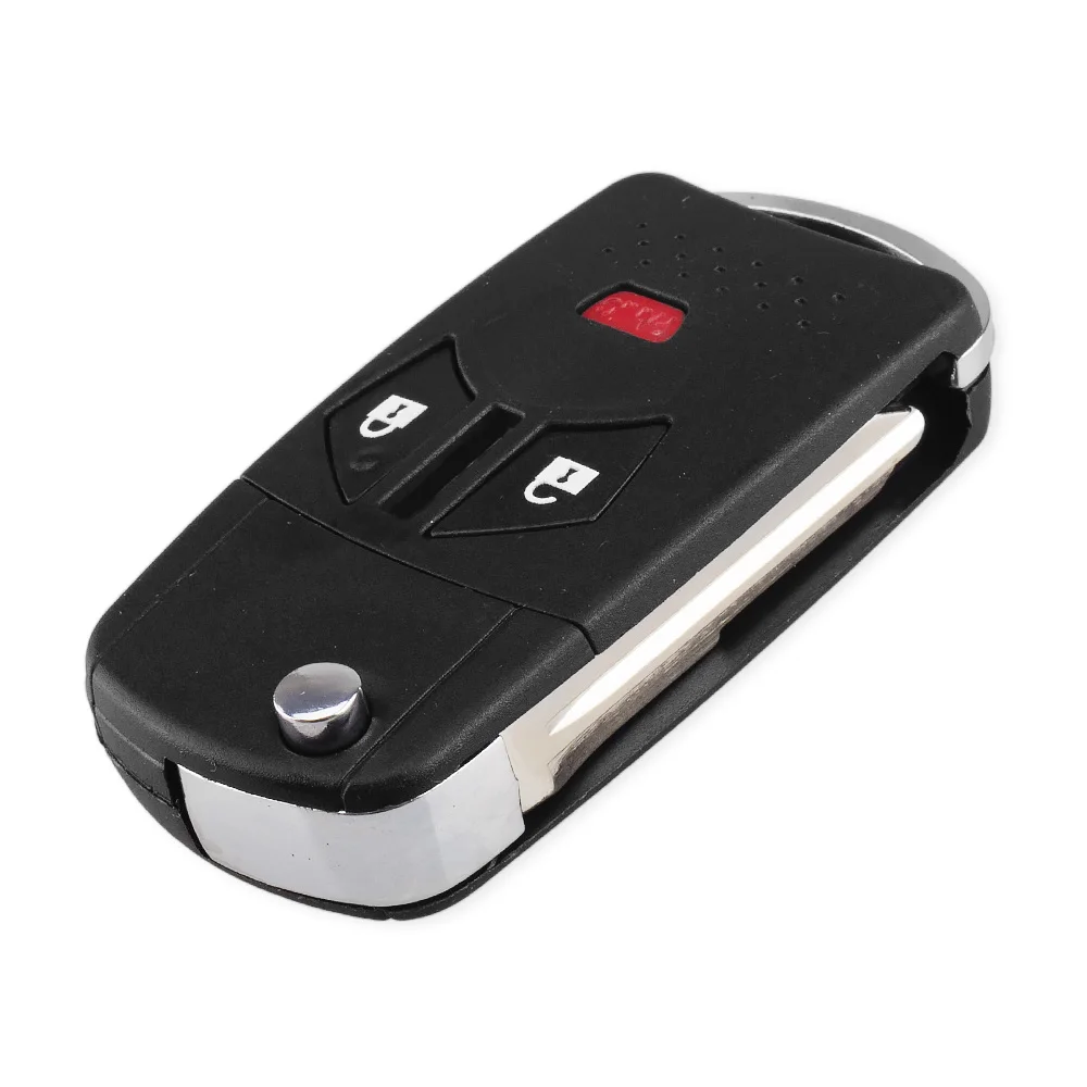 KEYYOU Modified Car Key For Mitsubishi Lancer Outlander Endeavor Galant MIT11R Blade Remote Key Shell Case 2+1/3+1 Buttons