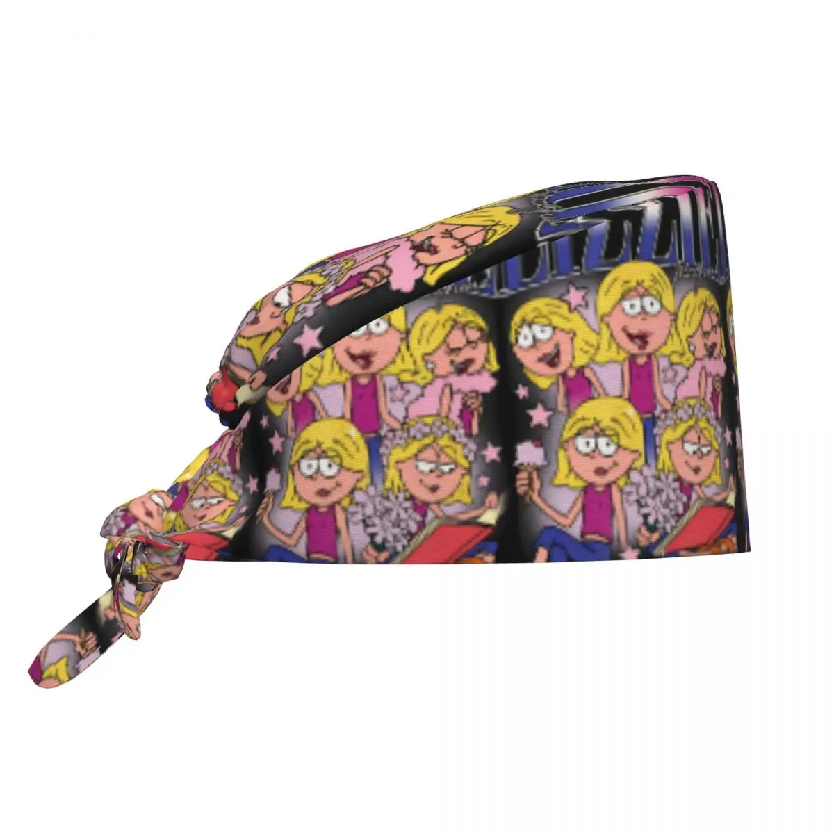 

Scrub Caps Lizzies Cartoon McGuires Nursing Hats Unisex Women Trendy Medical Cap Adjustable Holder Long Hair Working Cap