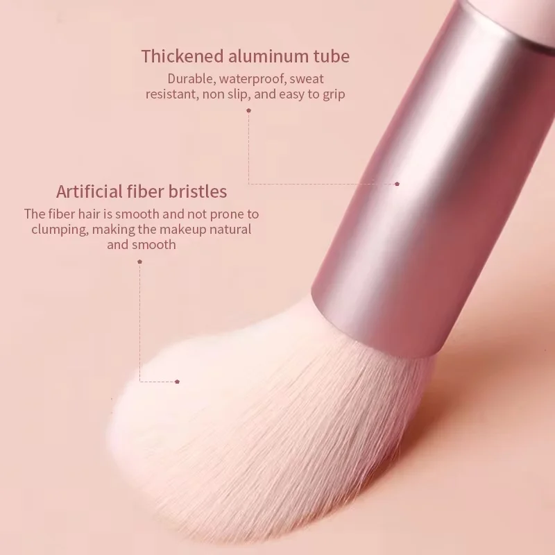 Conjunto de pincéis de maquiagem portáteis, 8 peças, base cosmética, pó, sombra, blush, corretivo, beleza, ferramentas de pincéis de maquiagem