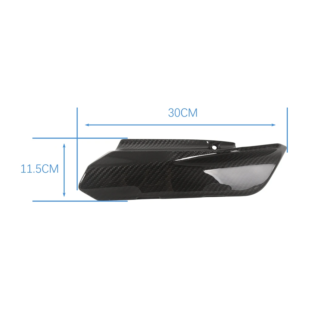 For Ducati Monster 821 1200 2014 2015 2016 2017 2018 2019 2020 2021 100% Carbon Fiber Left Side Cover Fairing Trim Panel Gloss