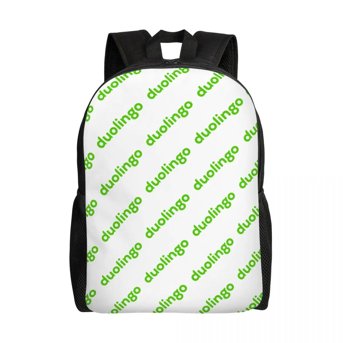 Custom Duolingo Backpack for Men Women Waterproof School College