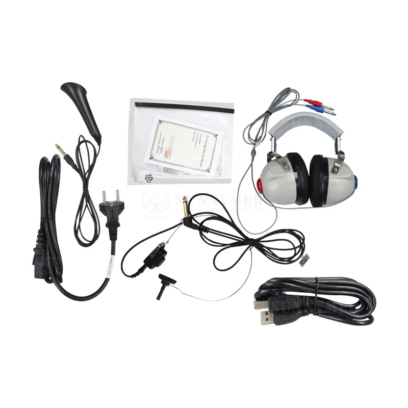 SUNNYMED SY-G055-1 Medical Hearing ENT Device Diagnostic Portable Hearing Aid Audiometer Hearing Test Machine Price