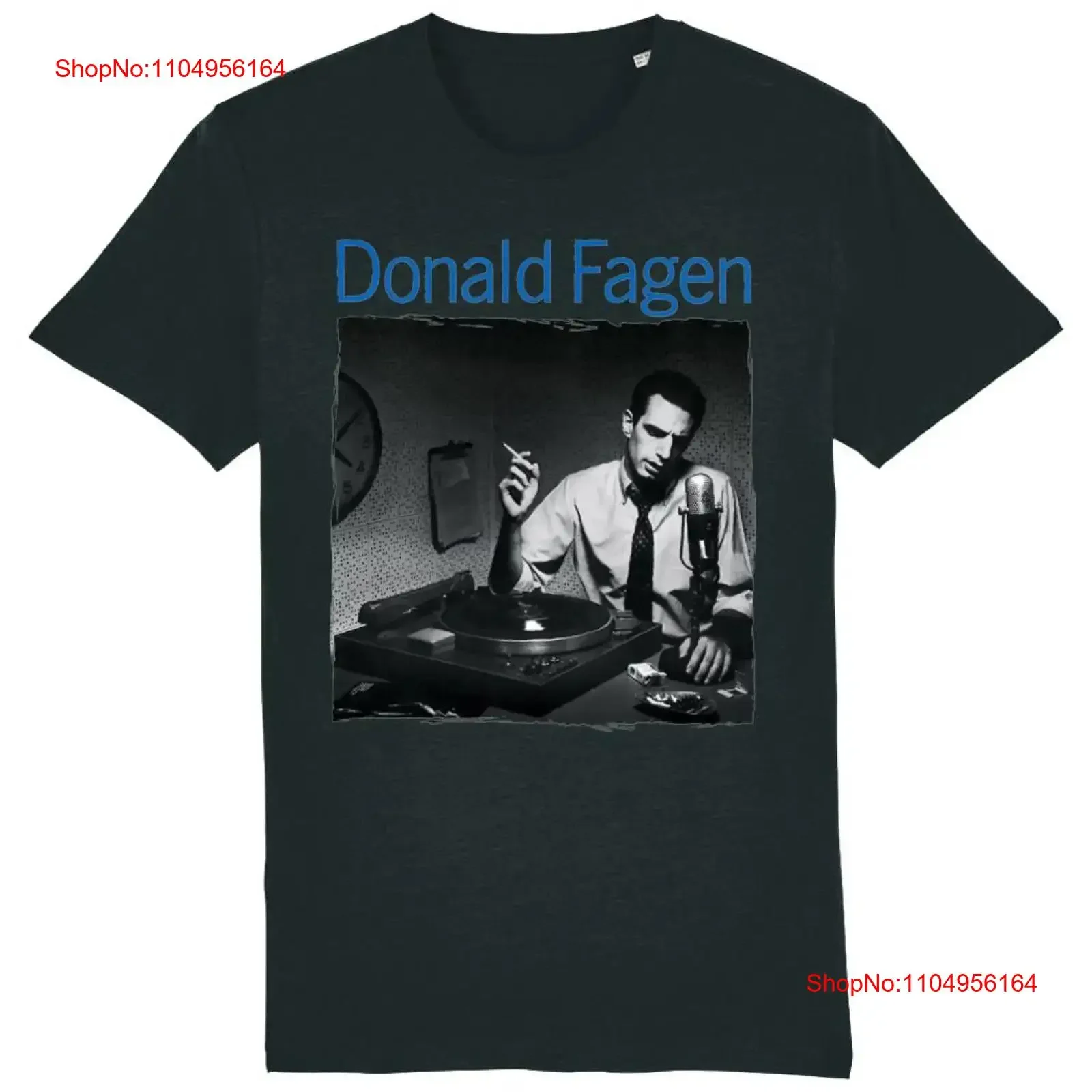 

Футболка Donald Fagen The Nightfly, винтажная стираная удобная модная футболка унисекс для повседневной носки, дышащая, растянутая с графическим рисунком