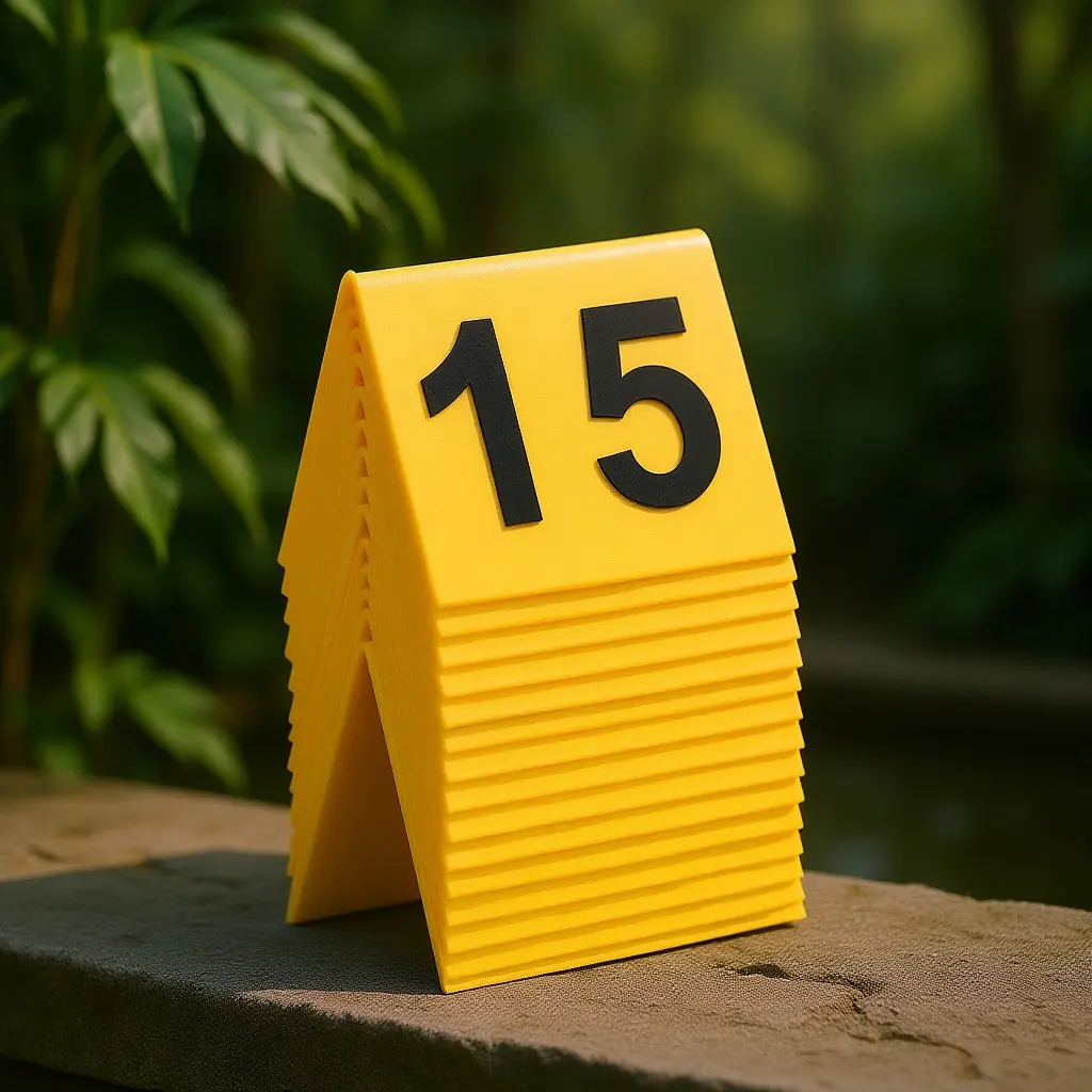 

Набор из 15 маркеров-треугольников для маркировки мест преступления, таблички с номерами столов, аксессуар для игр, многофункциональные настольные маркеры