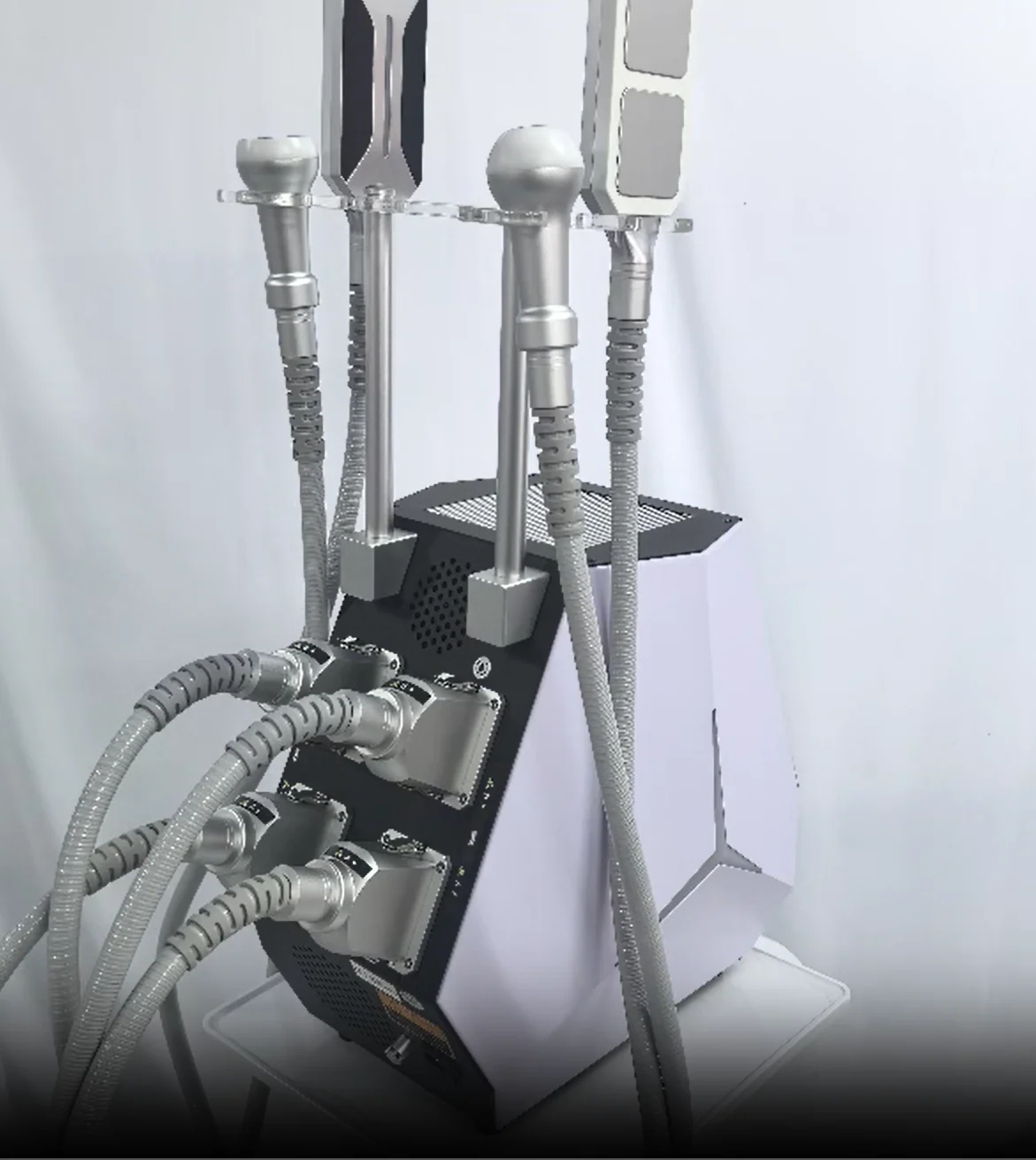 เครื่องสลายไขมัน 4-in-1 แบบเย็นและร้อน กระชับสัดส่วน ลดน้ำหนัก ด้วยเทคโนโลยีแช่แข็งและกระตุ้นด้วยคลื่นความถี่