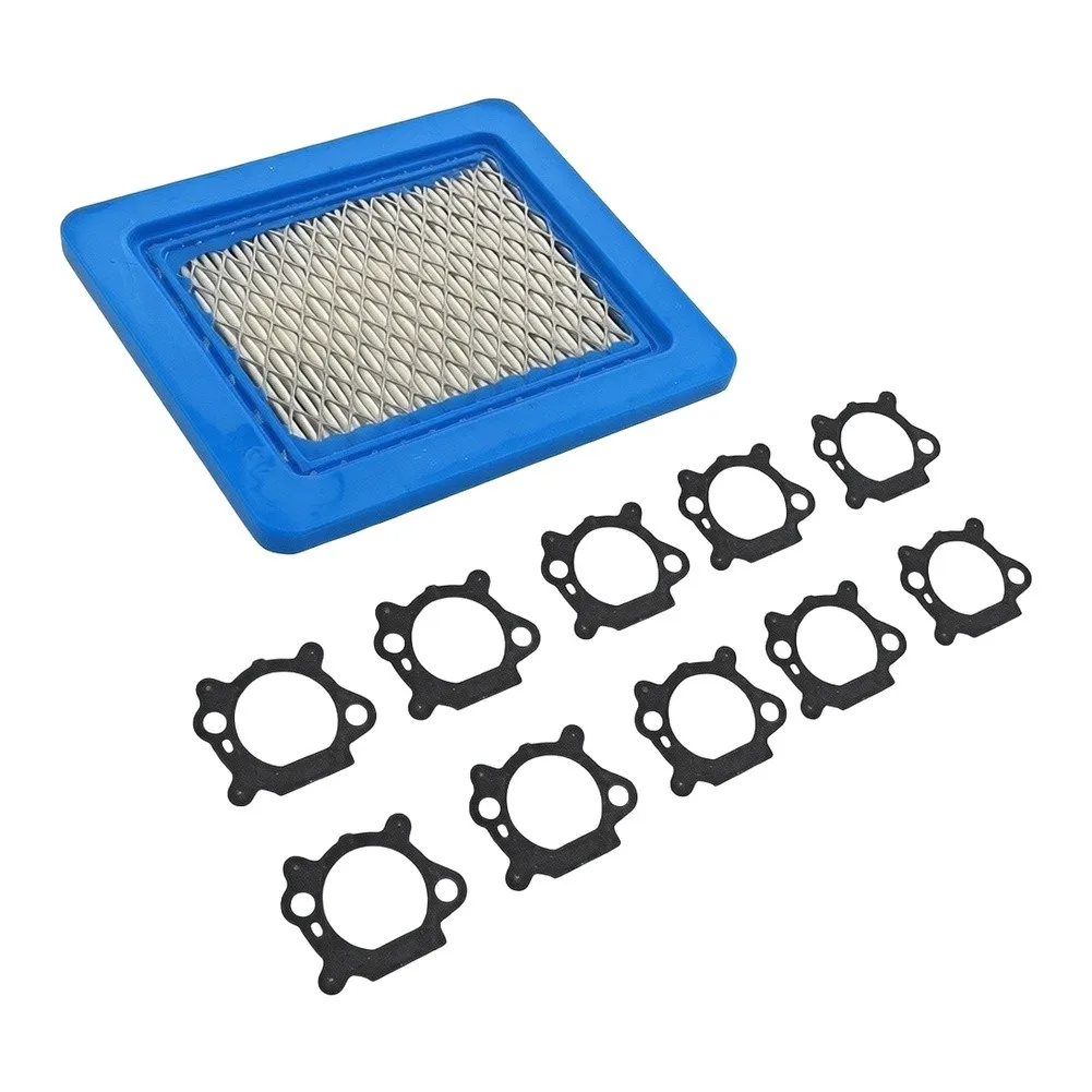 Air Filter and Gasket Replacement Kit for Lawn Mowers Featuring Compatibility with Part Numbers 491588 491588S 399959
