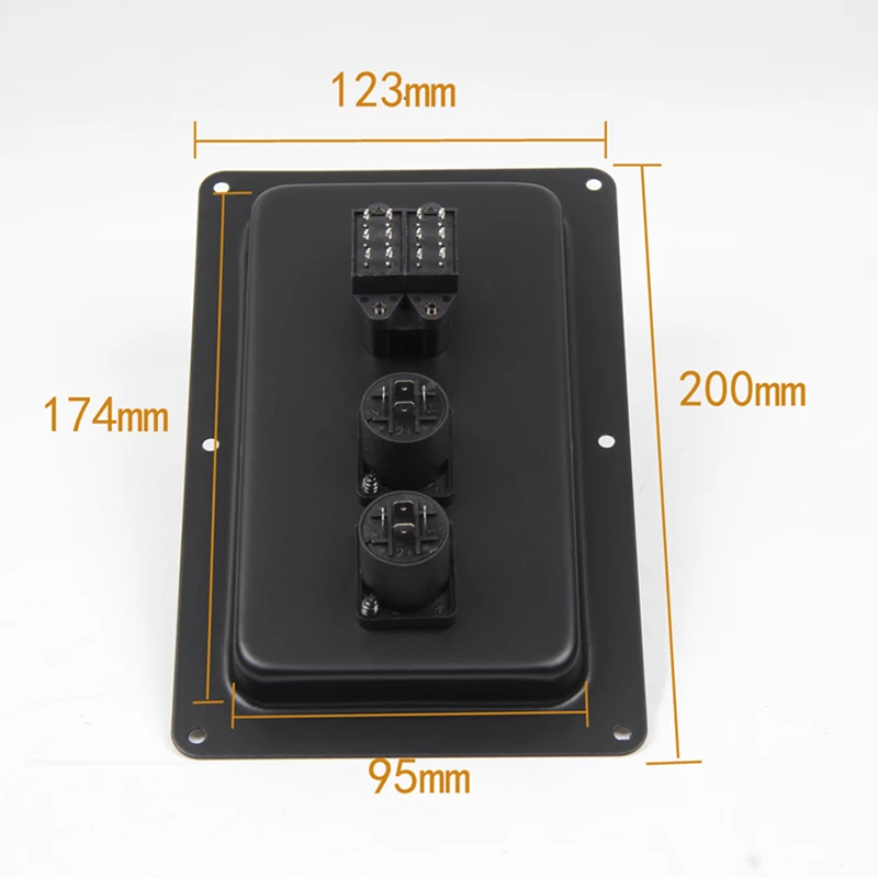 عالية الجودة المهنية المرحلة المتكلم اللوحة الخلفية KTV المتكلم صندوق وصلات الأسلاك مجلس مقسم معدات الصوت 715 725 #5