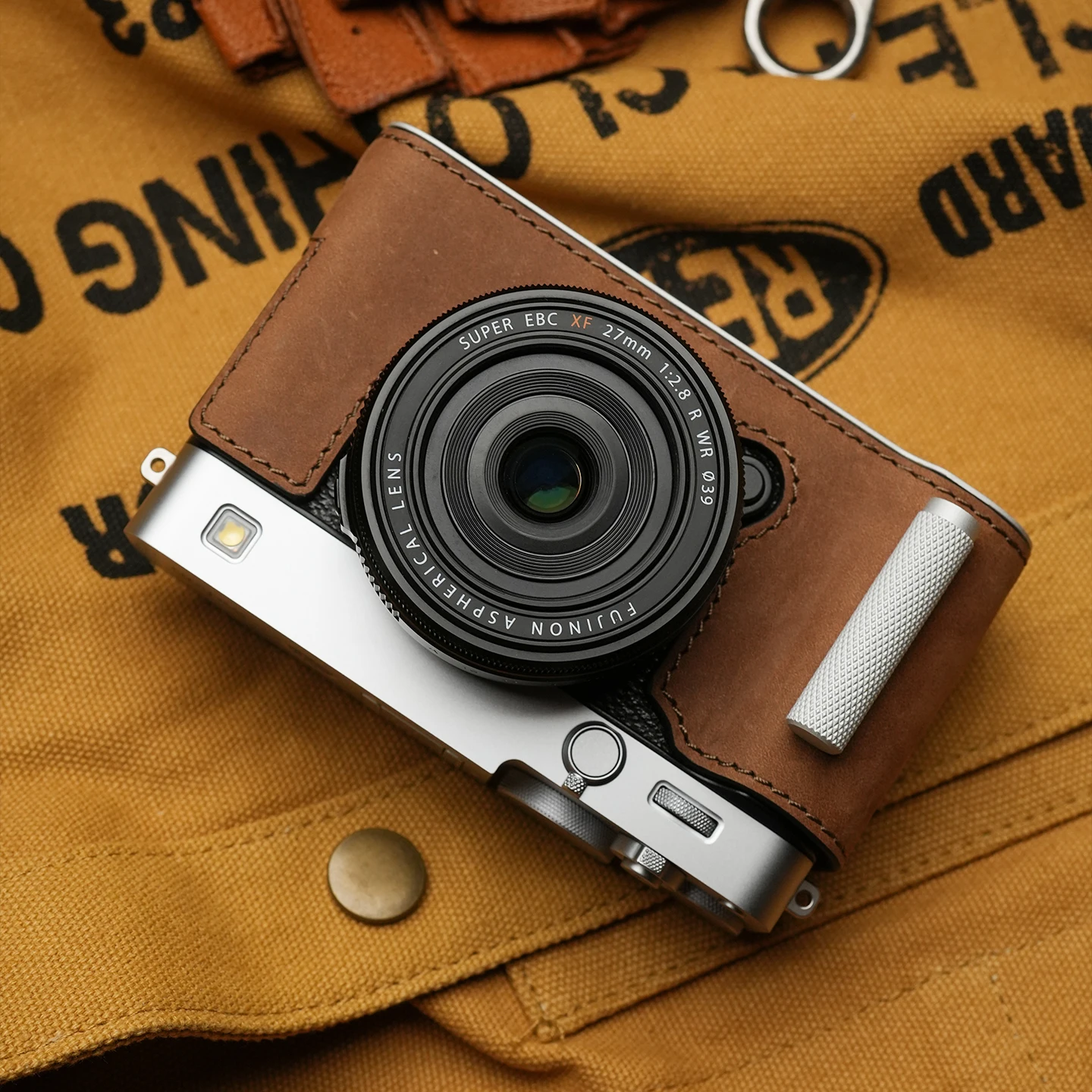 Mr.Stone for Fujifilm xe5 카메라 케이스 보호 케이스 카메라 바디슈트 X-E5 카메라 수제 정품 XE5 가죽 카메라 가방