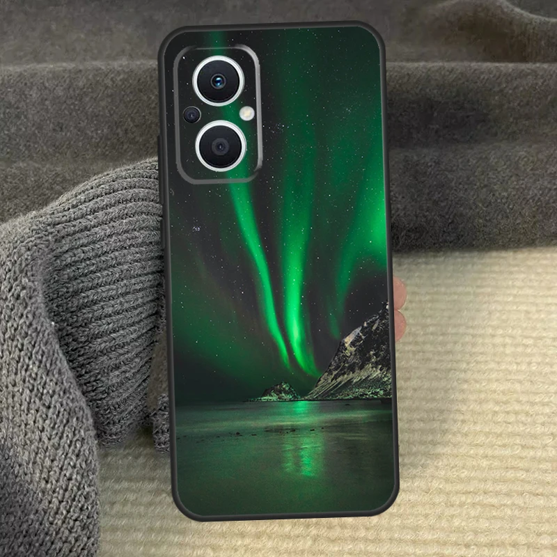 Northern Lights Case For OPPO Reno 10 Pro 7 6 5 8 Lite 8T 5Z 4Z 2Z OPPO Find X6 Pro X2 X3 Neo X5 Lite Cover