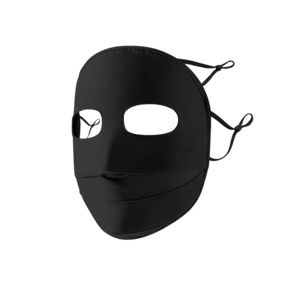 

Sunscreen Face Scarf Ice Silk Mask Full Face UV Protection Sunscreen Mask Solid Color Sunscreen Veil Face Cover Cycling