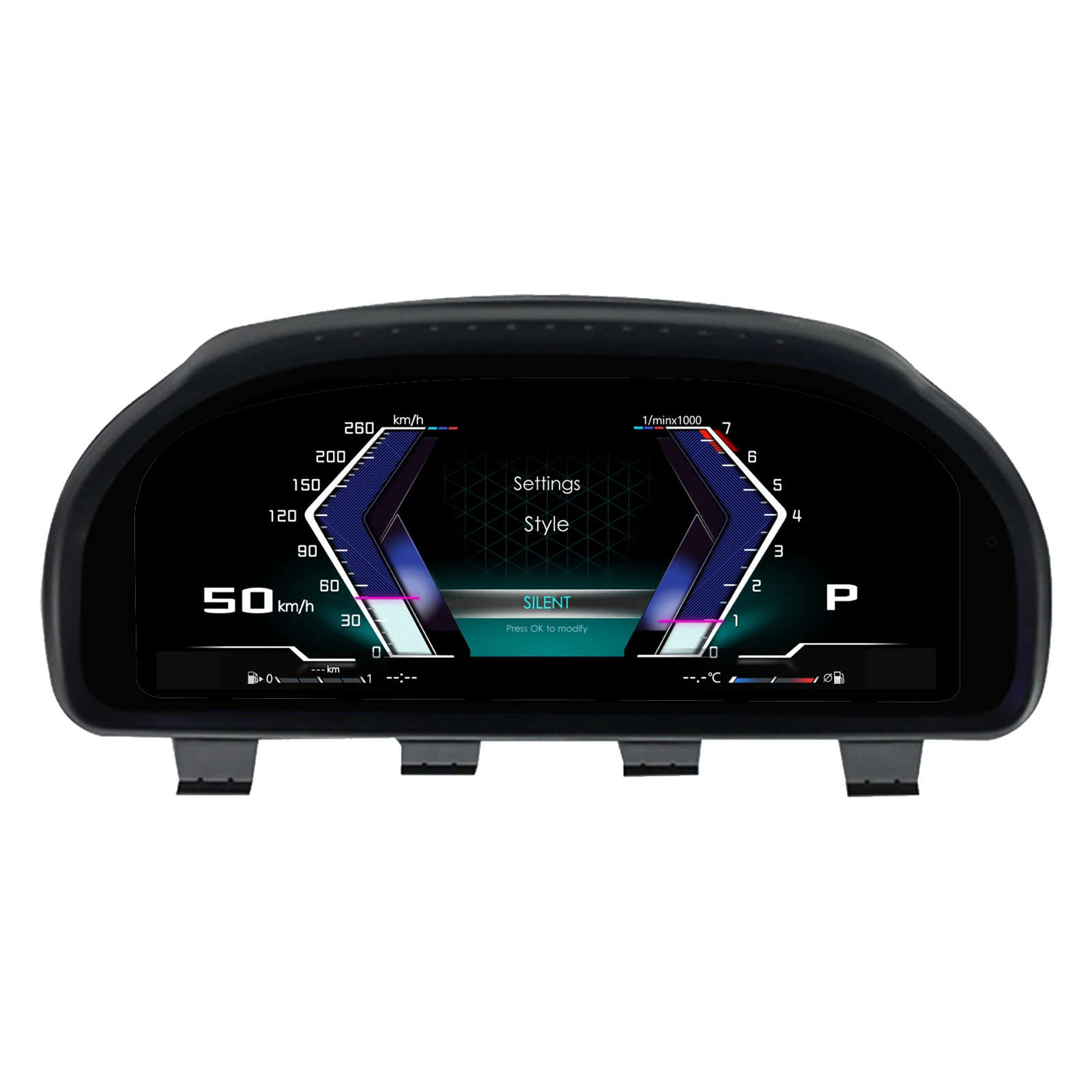 For BMW 1 2 3 5 7 Series X3 X4  X5 X6 Speed Meter IPS Dash Display Instrument Panel Digital Dashboard Speedometer Gauge
