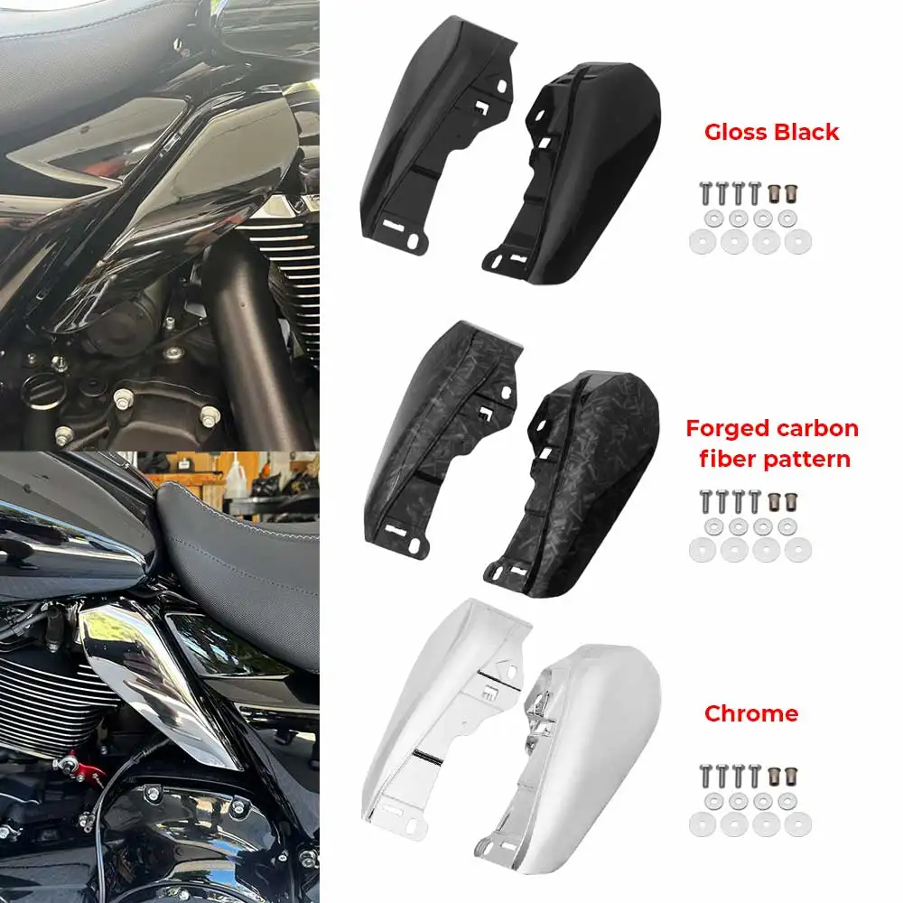 

Motorcycle Heat Shield Mid-Frame Air Deflectors Fit For Harley Touring Street Road Glide FLHX FLTRX CVO 2023‑2026