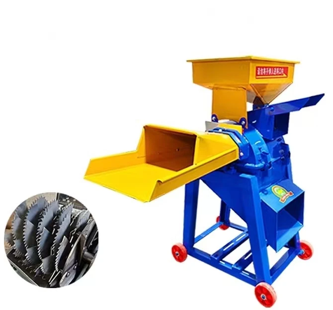Multifunction Green Grass Straw Guillotine Cutter Machine / Multi-Function Grain Hammer Mill Machine