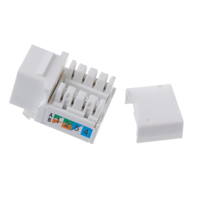 CAT6 Keystone 6 UTP Module RJ45 Connector Information Socket Computer Outlet Cable Adapter AMP Dropshipping