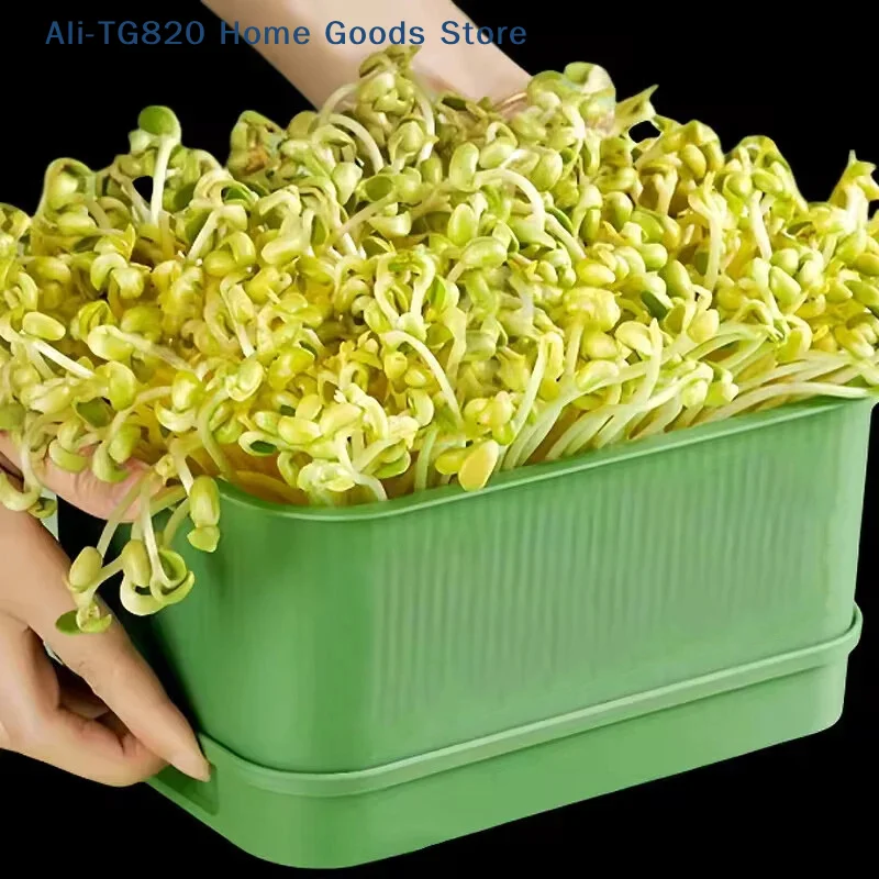 [TG820]Plastic Grow Nursery Pots Vegetable Soilless Nursery Trays Seed Germination Tray Seedling Sprout Plate Garden Supplies