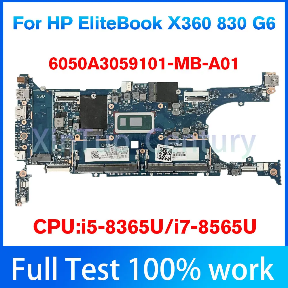 

Для HP EliteBook X360 830 G6 scheda del madre Notebook 6050A3059101 muslimex L64982-601 L64980-601 I5 I7 8-й тест