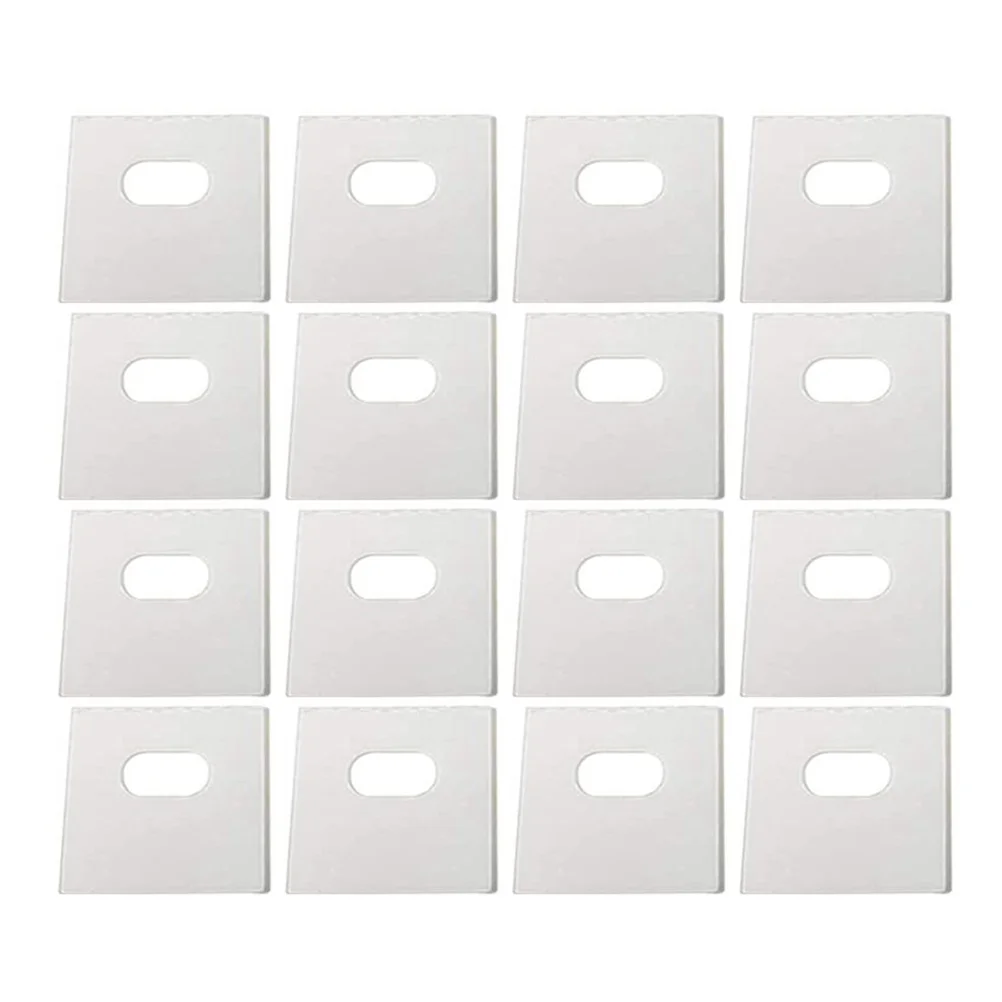 60 Pcs Curtain Repair Patches Vertical Blind Tabs Fixer Replacement Parts Pvc Slats