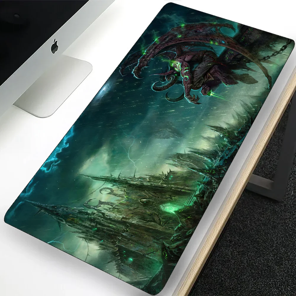 World of Warcraft Illidan Large Gaming Mouse Pad Computer Mousepad PC Gamer Laptop Mouse Mat XXL Office Keyboard Mat Desk Pad