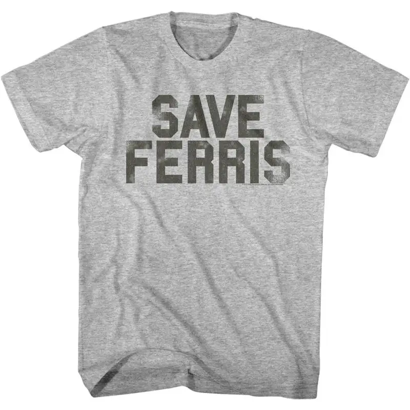 Ferris Bueller's Day Off SAVE Faded Men's T Shirt Funny Comedy Broderick