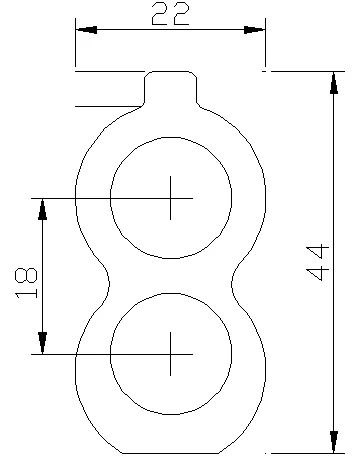 44*22mm Bipolar electrode experimental electrode sheet factory EMG signal acquisition double button EMG electrode sheet