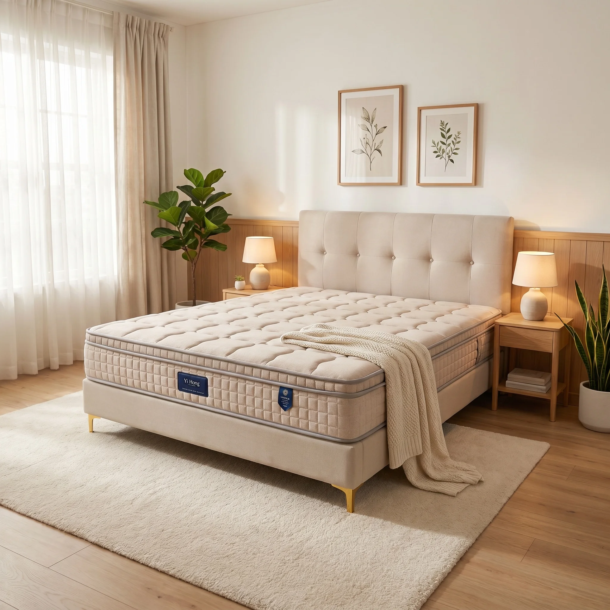 Luxury Hotel Sleeping Well Bedroom Comfort Memory Foam Bedroom Mattress OEM/ODM Factory Pocket Spring Mattress