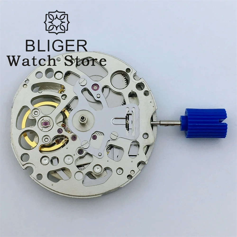 Japan NH70 Original Self-winding Mechanical Automatic Movement Skeleton For Watchmaker Replacement Movement Watch Repairer Parts