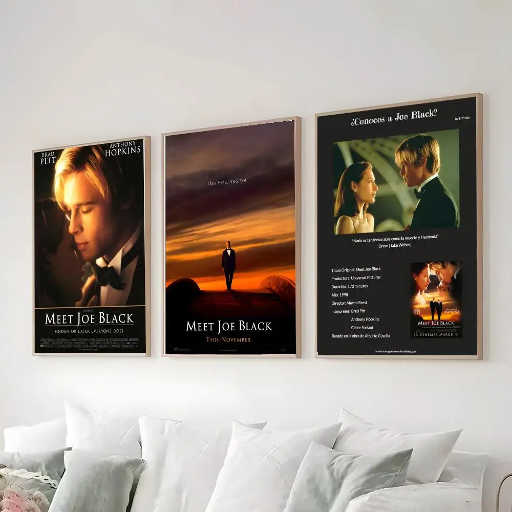 Movie Meet Joe Black Anime Poster High-definition  poster stickers, suitable for bedroom, living room, home decoration