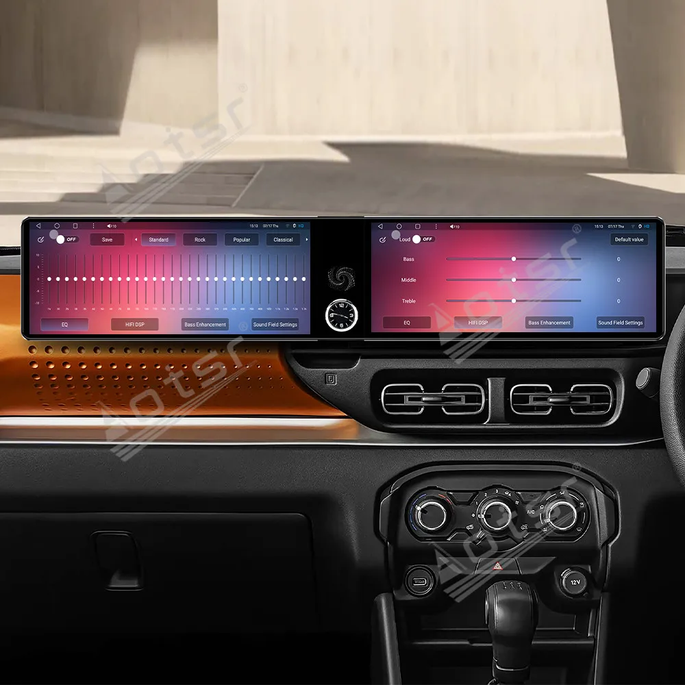 RHD LHD Dual Screen Qualcomm Carplay Android Car Multimedia Automotive For Citroen C3 2023~2026 GPS Navi Car Radio Head Unit