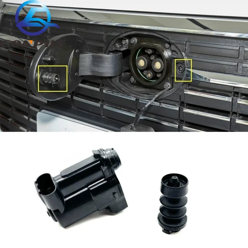 A Set for BYD Qin EV New Energy Vehicle Front Center Grille Charging Port Cover Motor Lock Latch Pin Clip