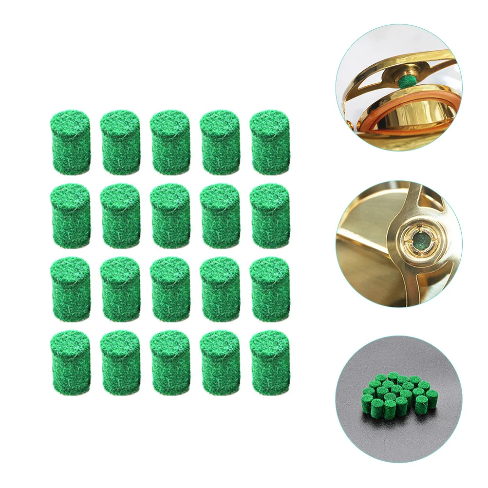 

20Pcs Saxophone Felt Pads Compact Lightweight Professional Replacement Part Easy to Install Reliable Musical Supplies