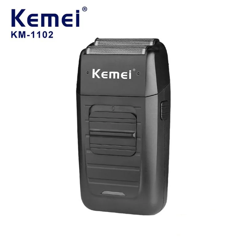 Kemei KM-1102 Hot Selling Electric Shaver Men Foil Reciprocating Razor Double Blade Head Dry Or Wet Shaving Hair/Beard Trimmer